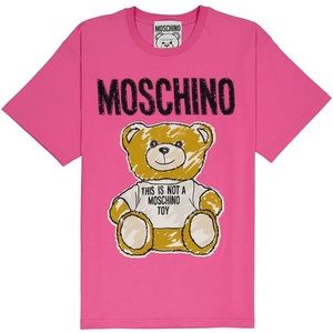 Authentic moschino Teddy embroidery T-shirt